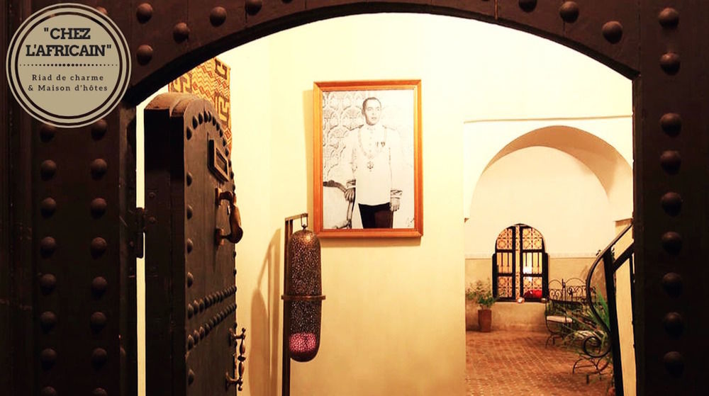 Riad Chez L'Africain Marrakesh Bagian luar foto