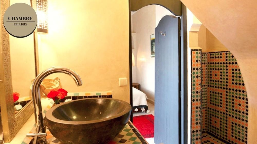 Riad Chez L'Africain Marrakesh Bagian luar foto